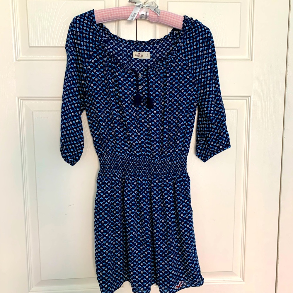 Hollister 'Manhattan Beach' Navy Print Dress